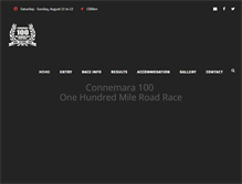 Tablet Screenshot of connemara100.com